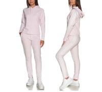 Adidas Ess 3S Mujer Chándal de Traje Chandal Juvenil Chaqueta Pantalón Rosa