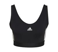 adidas 3 Stripes Mauve - Negro - Sujetador Deportivo Mujer talla XS