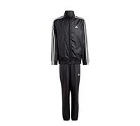 adidas Essentials 3-Stripes Woven Track Suit Tracksuit, Unisex niños, Black/mgh Solid Grey, 9-10 Years