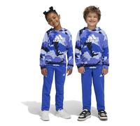 adidas Essentials Allover Print - Sudadera con capucha (6-7 años)