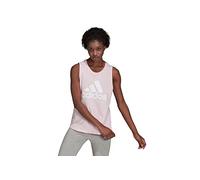 adidas Essentials Big Logo Tank Top Camiseta sin mangas, Clear Pink/White, M Mujer