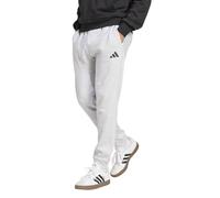 adidas Essentials Feel Cozy - Pantalones de chándal para hombre, gris claro y negro, XXL