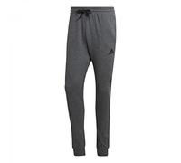 adidas Essentials Fleece Regular Tapered Pants Pantalones, Dark Grey Heather/Black, XXL Hombre
