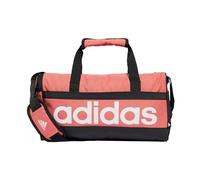 adidas Essentials Linear - Bolsa de lona extrapequeña, color rojo, Preloved Scarlet / Black / White, Talla única