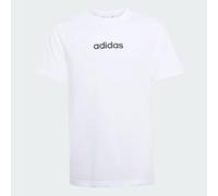 Adidas Camiseta Essentials Linear Logo Unisex Blanco/Negro 7-8 años