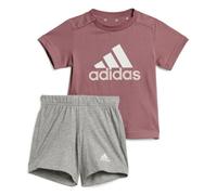 adidas Essentials Organic Cotton tee and Shorts Set Chándal, Precri/Blanco, 3-4 Years Unisex-niño