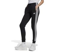 adidas Essentials - Pantalones de Rizo Francés con Puños de 3 Rayas - Pantalones Mujer