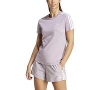 adidas Essentials Slim 3-Stripes tee (Plus Size) T-Shirt (Short Sleeve) Mujer