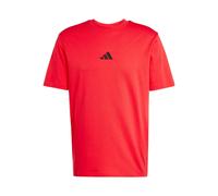Adidas - Essentials Small Logo Single Jersey T-Shirt - Sport - Hombre - Rojo - M -