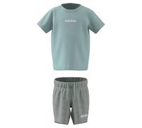 adidas ESSENTIALS T-SHIRT SET, Chándal Bebé-Niños, semi flash aqua/white,