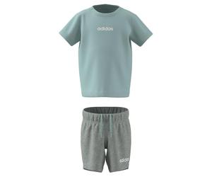 adidas ESSENTIALS T-SHIRT SET, Chándal Bebé-Niños, semi flash aqua/white,