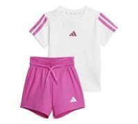 adidas ESSENTIALS T-SHIRT SET, Chándal Bebé-Niños, white/semi lucid fuchsia,