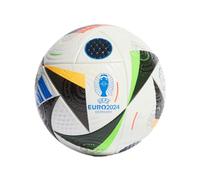 adidas EURO24 Pro Balón de fútbol unisex para adultos, blanco/negro/azul gloria, 5