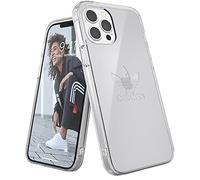 adidas EX7978 Funda diseñada para iPhone 12 Pro MAX 6.7, Fundas Transparentes con Prueba de caídas, Bordes elevados a Prueba de Golpes, Funda Original a presión, Transparente