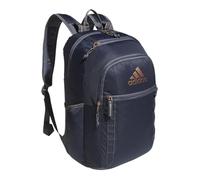 adidas Excel Laptop Durable Large Athletic Gym Backpack Bag, Shadow Navy/Onix Grey/Rose Gold/Grey, One Size
