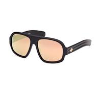 Adidas Unisex OR0125 02G Gafas de sol Acetato Negro Marrón Piloto Normal