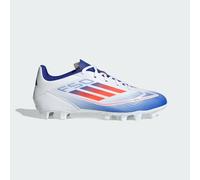 Adidas F50 Club Botas De Fútbol FxG Blanco Solar Rojo Azul IE0611 NUEVO