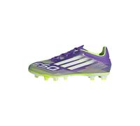 adidas F50 Club Firm Multi Ground Football Boots, Botas de fútbol Unisex Adulto, Purple Rush/Cloud White/Lucid Lemon, 44 EU