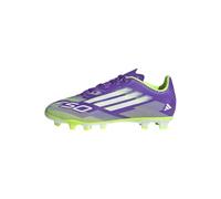 adidas F50 Club Firm Multi Ground Football Boots Kids 5.5, Botas de fútbol Unisex niños, Purple Rush FTWR White Lucid Lemon, 38.5 EU
