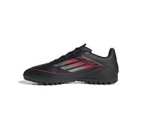 adidas F50 Club Football Boots Turf, Botas de fútbol Unisex Adulto, Core Black/Iron Met./Lucid Red, 39 1/3 EU