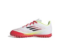adidas F50 Club Football Boots Turf Kids, Botas de fútbol, Cloud White/Core Black/Solar Yellow, 21 EU