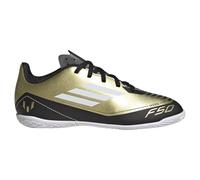 Adidas F50 Club in j Messi, Zapatos, Gold Met./FTWR White/Core Black, 38 2/3 EU