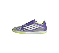 adidas F50 Club Indoor Football Boots, Botas de fútbol Unisex Adulto, Purple Rush/FTWR White/Lucid Lemon, 43 1/3 EU