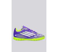 adidas Unisex niños F50 Club Turf Football Boots Kids, Purple Rush/Cloud White/Lucid Lemon, 30 EU
