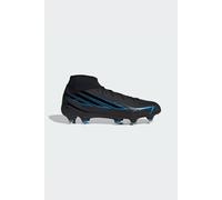 adidas Unisex Adulto F50 Hyperfast League Mid Soft Ground Football Boots Shoes, Core Black/Core Black/Lucid Ray Blue, 39 1/3 EU