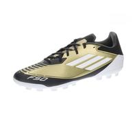 adidas F50 League 2G/3G AG Messi - Zapatillas de fútbol, color negro y dorado, Negro , 46 EU