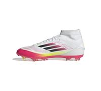 adidas F50 League Football Boots FG/MG, Botas de fútbol Unisex Adulto, FTWR White/Core Black/Solar Yellow, 45 1/3 EU