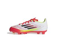 adidas F50 League Football Boots FG/MG Kids, Botas de fútbol, Cloud White/Core Black/Solar Yellow, 21 EU
