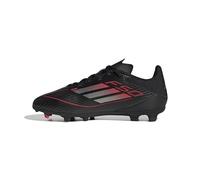 adidas F50 League Football Boots FG/MG Kids, Botas de fútbol, Core Black/Iron Metallic/Lucid Red, 32 EU