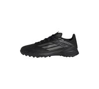 adidas F50 League Football Boots Turf, Botas de fútbol Unisex Adulto, Core Black Black Iron Metallic Gold, 34 EU