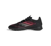 adidas F50 League Football Boots Turf, Botas de fútbol Unisex Adulto, Core Black Iron Metallic Lucid Red, 41 1/3 EU