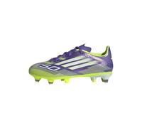 adidas F50 League Soft Ground Football Boots Kids, Botas de fútbol Unisex niños, Purple Rush/FTWR White/Lucid Lemon, 31 1/2 EU