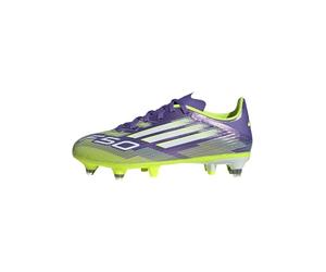 adidas F50 League Soft Ground Football Boots Kids, Botas de fútbol Unisex niños, Purple Rush/FTWR White/Lucid Lemon, 28 EU