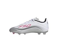 adidas F50 Messi League Firm Multi Ground Football Boots Kids, Botas de fútbol Unisex niños, Cloud White/Lucid Red/Silver Metallic, 30 1/2 EU