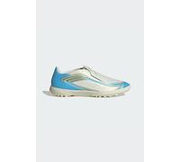 adidas Unisex Adulto F50 Messi League Turf Football Shoes, Ivory/Semi Blue Burst/Icey Blue, 39 1/3 EU