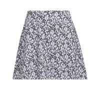 adidas Falda corta estampada para mujer, 40,6 cm, vestido de tenis para mujer