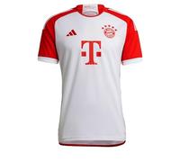 adidas FCB Camiseta, Blanco/Rojo, Large para Hombre