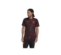 Adidas FEF PRESHI Camiseta, Hombre, Negro/Buruni, XS