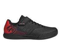 adidas Five Ten Hellcat Pro - Zapatillas de ciclismo de montaña unisex para adultos, negro, rojo y negro., 10 Women/9 Men