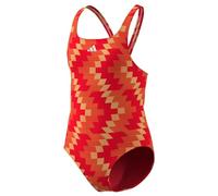 adidas Football-Inspired V-Back Graphic Swimsuit Kids Traje de baño de una Sola Pieza Niñas