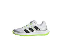 adidas Forcebounce Volleyball Shoes, Zapatos Hombre, Cloud White/Core Black/Lucid Lemon, 46 EU