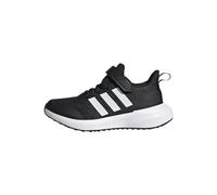 adidas Fortarun 2.0 Cloudfoam Elastic Lace Top Strap Shoes, Zapatillas para Correr, Core Black/Cloud White/Core Black, 34 EU