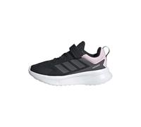 adidas Fortarun 4.0 Shoes Children, Zapatillas para Correr Unisex niños, Core Black/Grey Six/Clear Pink, 28 1/2 EU