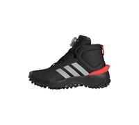 adidas Fortatrail Shoes Kids, Zapatillas para Correr, Core Black/Silver/Red, 36 2/3 EU