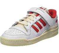 adidas Forum 84 Low, Zapatillas Deportivas Hombre, FTWR White Vivid Red Cream White, 38 2/3 EU