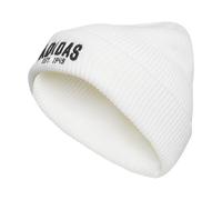 Adidas Foundation - Gorro Plegable de 3 Pulgadas para Hombre, Color Blanco/Negro, Talla única, Blanco/Negro, Talla única